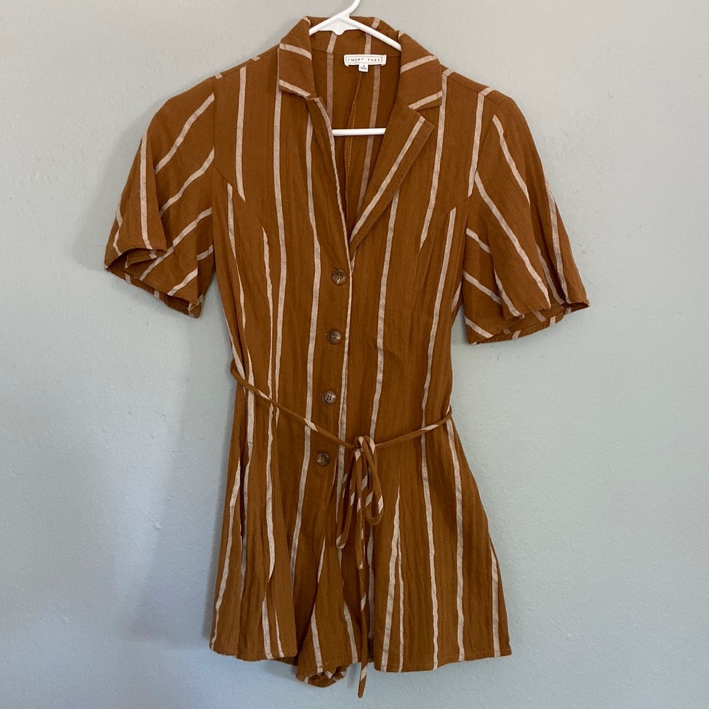 Women’s Cotton Button Up Romper